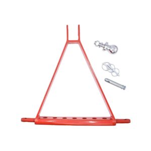 BA81 - 3 point drawbar hitch for minitractor, including ball/3 retaining clips/pin