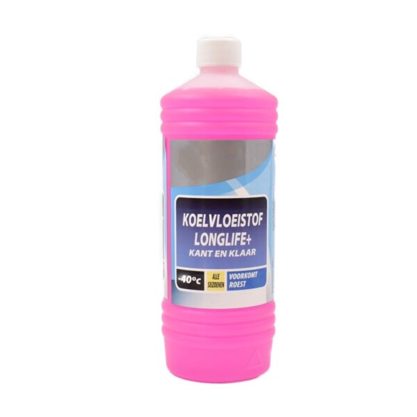 COOLANT 1 LITER Mini tractors Iseki Kubota Mitsubishi Yanmar Hinomoto Shibaura Extra info: Content: 1 liter Ready to use Prevents rust and corrosion Up to -40C Can be mixed with other coolants