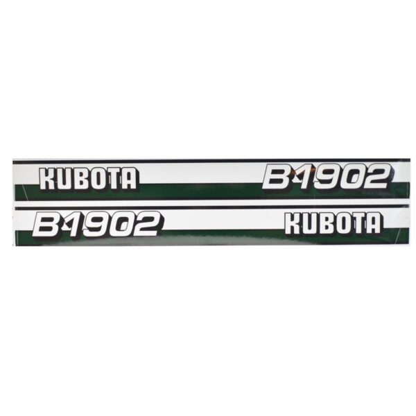 Sticker set Kubota B1902 motorkapstickers stickerset zelfkleverset ZB1902 Zennoh Zen-Noh opknappen opknapper revisie