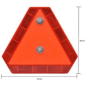 Mini truncated triangle Kubota iseki mini tractor mini tractor hinomoto mitsubishi shibaura yanmarTruncate triangle small for mini tractors Additional info: Smaller than normal Color: Red Material: Plastic Dimensions: Width: 275mm Height: 245mm Thickness: 8mm